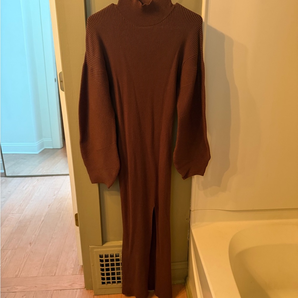 NA-KD Ribbed Knit Dress